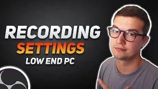 BEST OBS Recording Settings For LOW END PC 2024 (NO LAG)