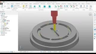 Autodesk PowerMill - Pre Drilling - Slot Machining