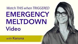 Complex PTSD:  The Emergency Meltdown Video! View when Triggered