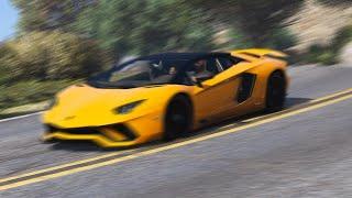 GTA V - Lamborghini Aventador S - Cinematic (Custom Sounds)