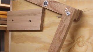 Retractable Caster System for My Planer Stand // Woodworking Shop Project