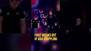 Fight breaks out at grappling event Aiga! #bjj #jiujitsu #AIGA