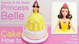 Disney Princess Belle Doll Cake How to By Pink Cake Princess