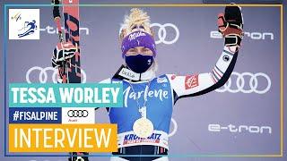 Tessa Worley | This is for Julien" | Women's Giant Slalom | Kronplatz | FIS Alpine