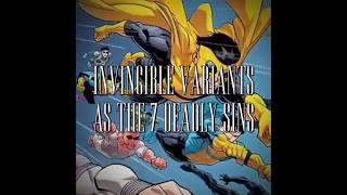 Invincible VARIANTS as the 7 DEADLY SINS || #capcut #edit #invincible #invincibleseason3 #shorts