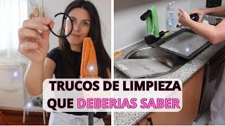 TRUCOS de LIMPIEZA que DEBERIAS SABER  te harán  el trabajo más FACIL