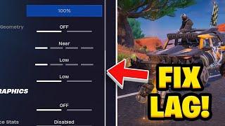 HOW TO STOP LAGGING IN FORNITE 2024! (FIX LAG FORTNITE)