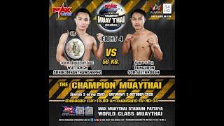 Wuttidetch 3 October 2020, Max Muaythai Stadium Pattaya Thailand.