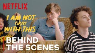 I Am Not Okay With This BTS | Sophia Lillis & Wyatt Oleff Dance To An Awkward Song | Netflix