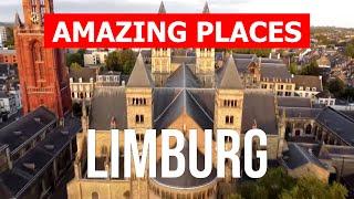 Travel to the province of Limburg, Netherlands | Nature, vacation, tours, tourism | Drone 4k video