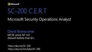 SC-200 Microsoft Security Operations Analyst Exam