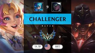 Challenger Match: Super Gwen vs Super Senna - NA server Patch 14.18