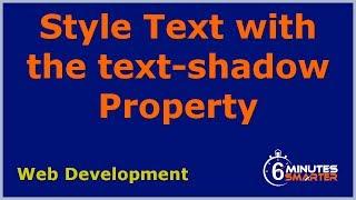 CSS Text-Shadow Property