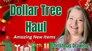 New Dollar Tree Haul Fantastic Haul New Christmas Craft Supplies & More Enter Christmas Drawing