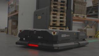 Automated and innovative pallet handling - PALOMAT® AMR and Robotize