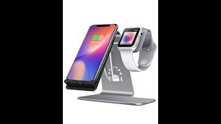 BESTAND 2-in-1 Phone Wireless Charging Stand + Charging Stand Holder