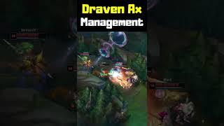 Draven Ax Management - League of Legends #shorts