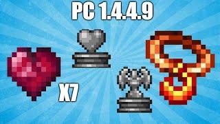 Terraria PC 1.4.4.9 Lava Charm Seed!! With 7 Life Crystals Angel Statue And Heart Statue!!