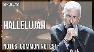 SUPER EASY: How to play Hallelujah  by Leonard Cohen on Tin Whistle (Tutorial)