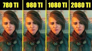 Rage 2 RTX 2080 TI Vs GTX 1080 TI Vs GTX 980 TI Vs GTX 780 TI Frame Rate Comparison