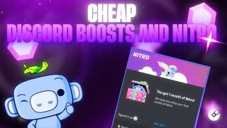 Cheap Discord **NITRO** And Discord **SERVER BOOSTS** (3 MIN TUTORIAL)