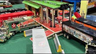 Hess Toy Trucks & Tankers at the Marx Trucking Terminal HESS, TEXACO, etc.