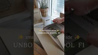 Pt.1 Unboxing xTool F1! new laser engraving machine to create packaging, coaster, keychain, etc! ️