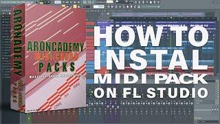 how to install midi chord pack fl studio Aroncademy Midi Pack