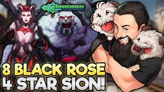 8 Black Rose - The Unkillable Demon Sion!! | TFT Into the Arcane | Teamfight Tactics