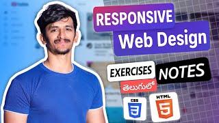 Final Lesson: Responsive Web Design in Telugu | Complete HTML & CSS Course in Telugu