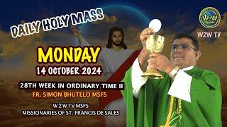 MONDAY HOLY MASS | 14 OCTOBER 2024 | 28TH WEEK IN ORDINARY TIME B by Fr Simon MSFS #holymass