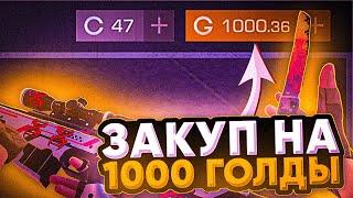 ЧТО МОЖНО ЗАКУПИТЬ НА 1000 ГОЛДЫ?! | ЗАКУП НА 1000 ГОЛДЫ В СТАНДОФФ2