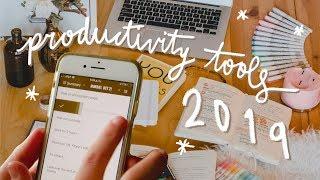 My must-have PRODUCTIVITY TOOLS in 2019 | $100+ GIVEAWAY!