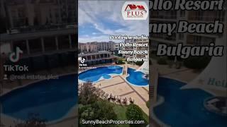 Pool view studio flat for sale Pollo resort Sunny beach Bulgaria #sunnybeach #beachproperty