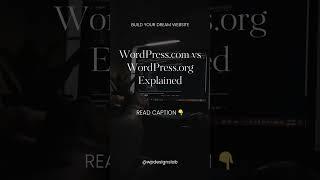WordPress.com vs WordPress.org – What’s the Difference? #wordpress #wordpresswebsite #wordpressorg