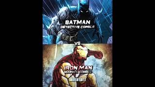 Batman vs ironman (comic base) #marvel #dc #comics #batman #ironman