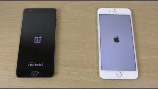 OnePlus 3 VS Apple iPhone 6S Plus - Speed Test! (4K)