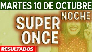 Resultado del sorteo Super Once Noche del Martes 10 de Octubre del 2023