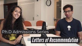 PhD admissions (pt 5): letters of recommendation