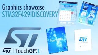 STM32F429I DISCOVERY Graphics showcase - STM Demo & TouchGFX example