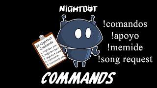 Como configurar comandos en tus directos con Nightboot