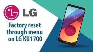 How to Factory Reset through menu on LG KU1700?