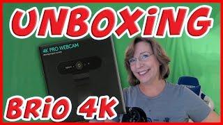 Logitech Brio Camera Webcam 4K UnBoxing Review Mrs. Samantha