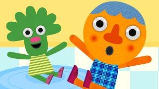 We All Fall Down | Noodle & Pals | Songs For Children