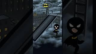 batman having a good time with donut  party in Bat-Verse #shorts #spiderman #batman
