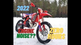 2022 Beta 300RR racing first look + engine noise check at zero hours