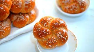 Super Easy Soft Kaiser Rolls Recipe/Soft buns/Kaiser Dinner rolls/Kaiser Buns/Kaiser Burger Buns