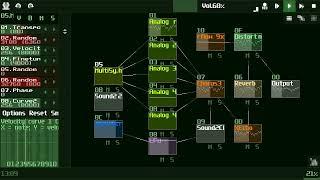 SunVox + Relic Flow generative patterns