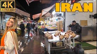 IRAN Walking Tour in the Most Popular area of Rasht in a Lovely Autumn Evening - October