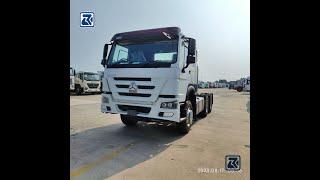 430HP White color SINOTRUK HOWO 6X4 tractor truck prime mover ready made trucks for sale